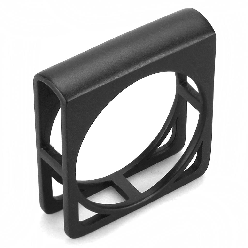 Ruthenium Brass Ring with No Stone