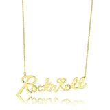 Flash Gold Brass Necklace with No Stone