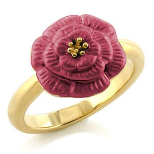 Gold White Metal Ring with No Stone