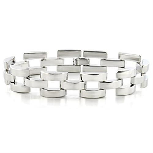 Imitation Rhodium Brass Bracelet with No Stone