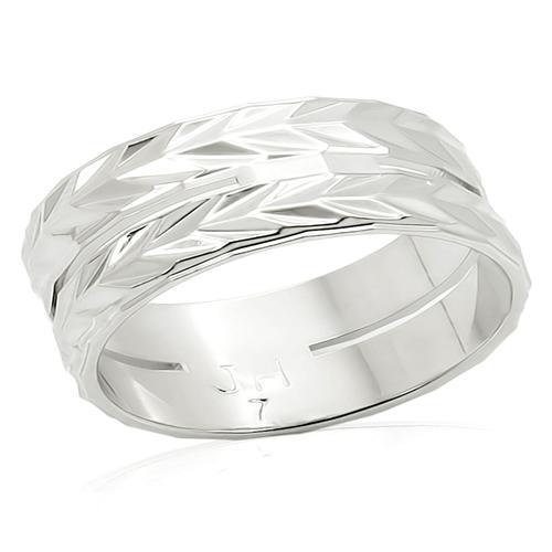 Imitation Rhodium Brass Ring with No Stone