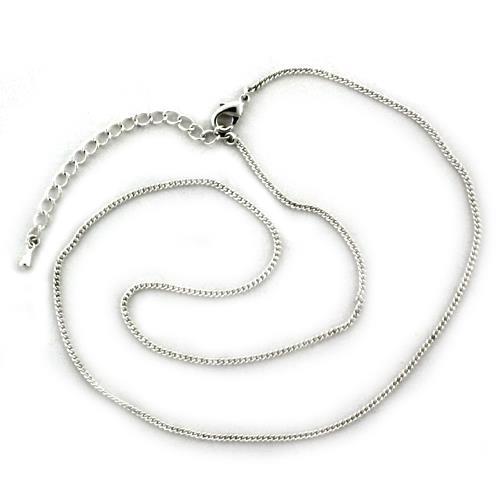 16+2 -  Brass Chain with No Stone Silver Plated