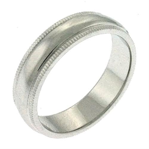 Rhodium Brass Ring with No Stone