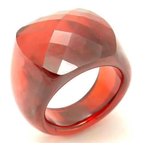Stone Ring with AAA Grade CZ  in Garnet