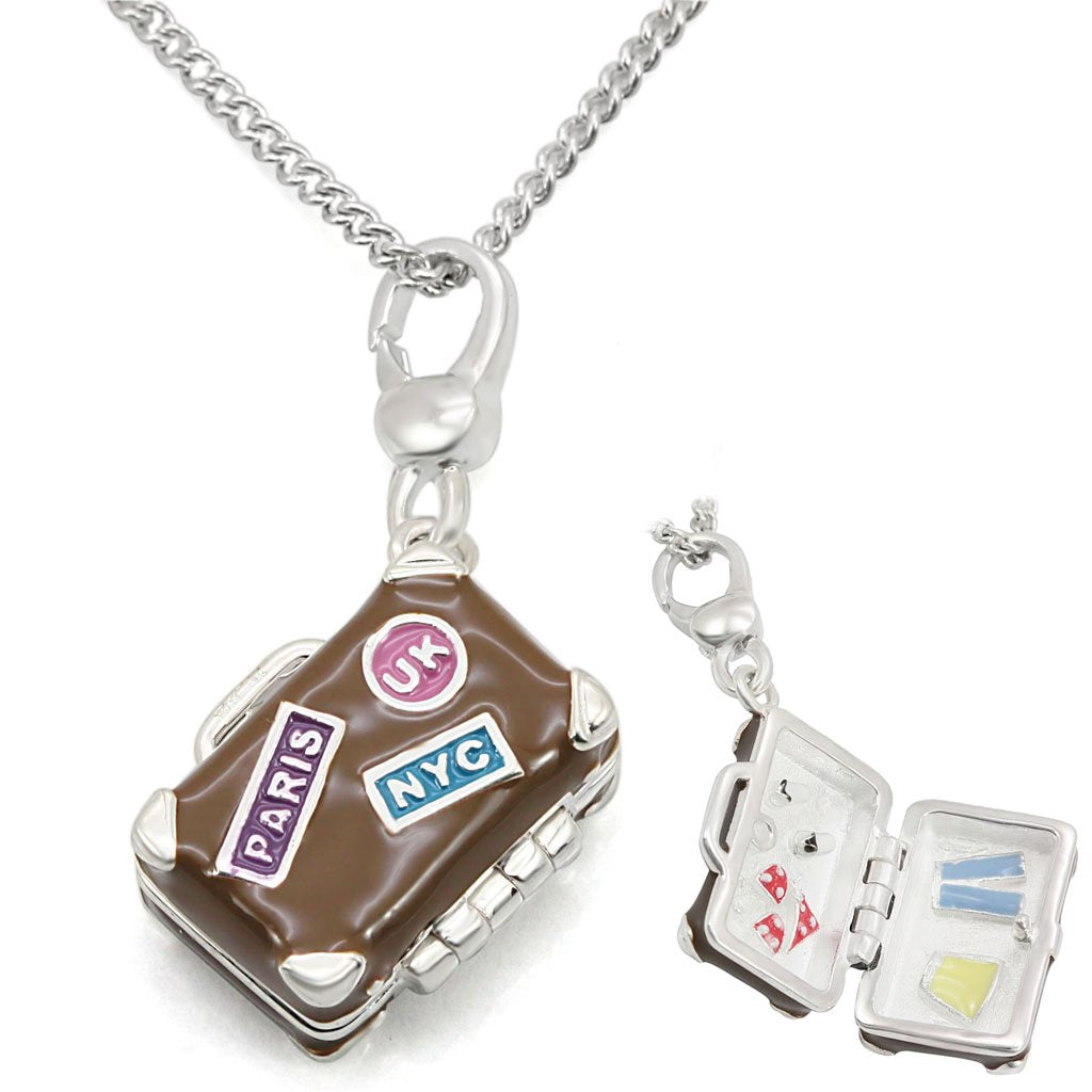 Silver 925 Sterling Silver Chain Pendant with No Stone