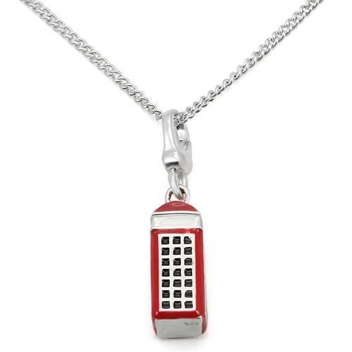 Silver 925 Sterling Silver Chain Pendant with No Stone