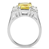 Silver 925 Sterling Silver Ring with AAA Grade CZ  in Topaz