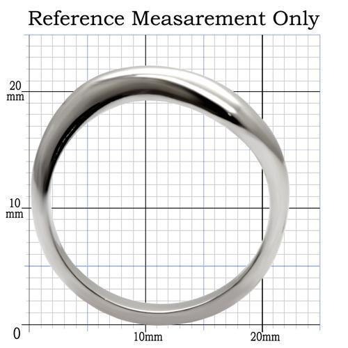 High polished (no plating) Stainless Steel Ring with No Stone