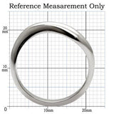 High polished (no plating) Stainless Steel Ring with No Stone