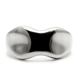 High polished (no plating) Stainless Steel Ring with No Stone