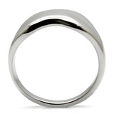 High polished (no plating) Stainless Steel Ring with No Stone