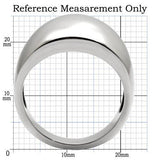 High polished (no plating) Stainless Steel Ring with No Stone