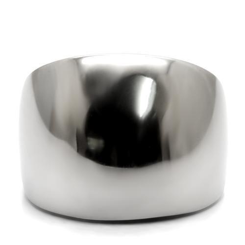 High polished (no plating) Stainless Steel Ring with No Stone