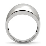 High polished (no plating) Stainless Steel Ring with No Stone