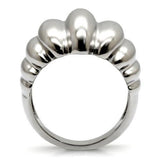 High polished (no plating) Stainless Steel Ring with No Stone
