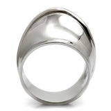 High polished (no plating) Stainless Steel Ring with No Stone