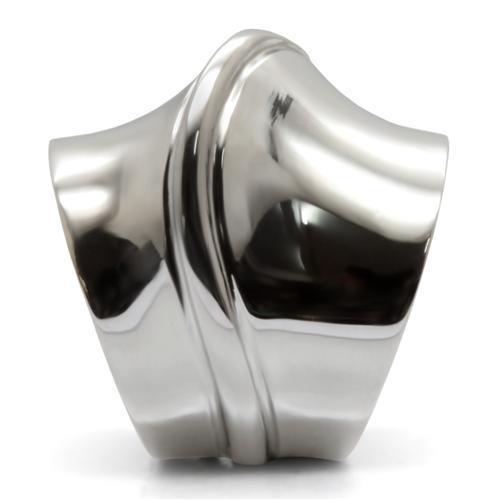 High polished (no plating) Stainless Steel Ring with No Stone