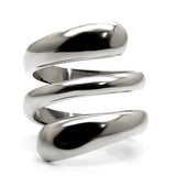 High polished (no plating) Stainless Steel Ring with No Stone