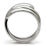 High polished (no plating) Stainless Steel Ring with No Stone
