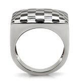 High polished (no plating) Stainless Steel Ring with No Stone