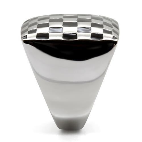 High polished (no plating) Stainless Steel Ring with No Stone