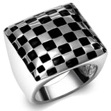 High polished (no plating) Stainless Steel Ring with No Stone