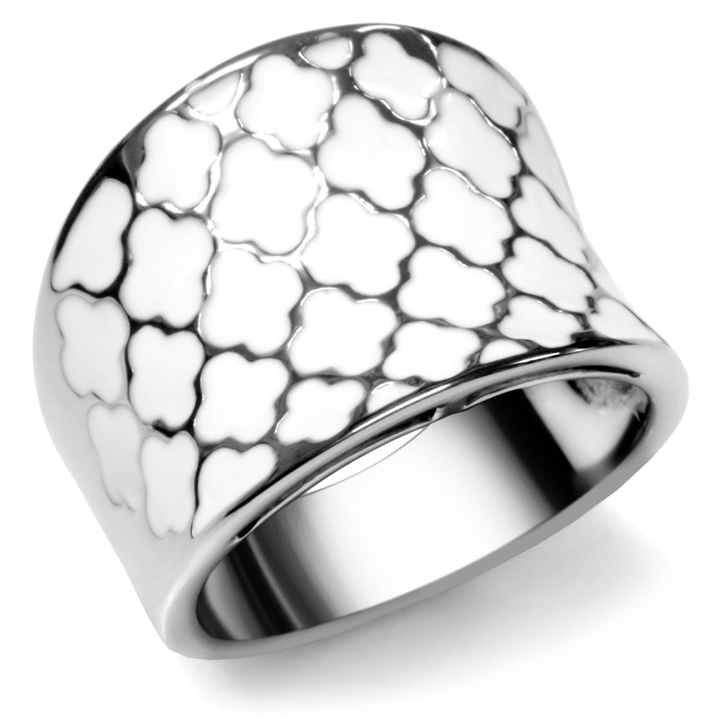High polished (no plating) Stainless Steel Ring with No Stone