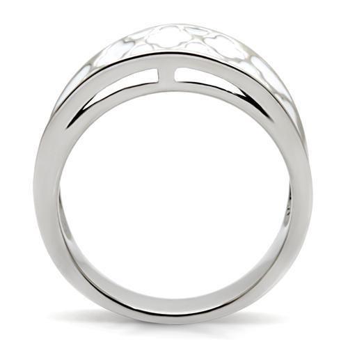 High polished (no plating) Stainless Steel Ring with No Stone