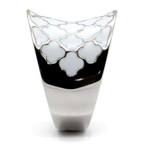 High polished (no plating) Stainless Steel Ring with No Stone