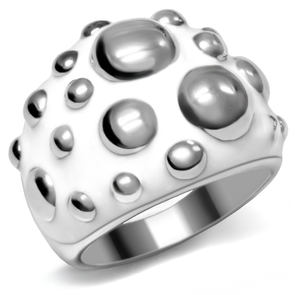 High polished (no plating) Stainless Steel Ring with No Stone