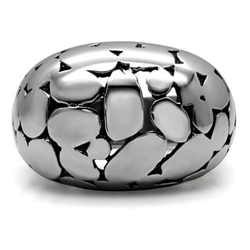 High polished (no plating) Stainless Steel Ring with No Stone
