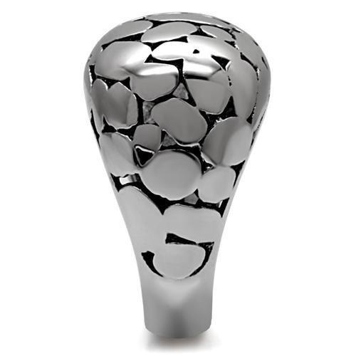 High polished (no plating) Stainless Steel Ring with No Stone