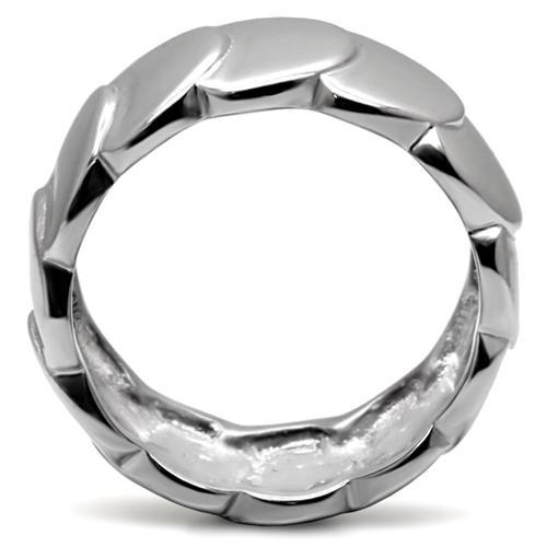 High polished (no plating) Stainless Steel Ring with No Stone