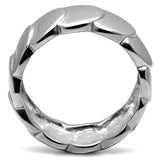 High polished (no plating) Stainless Steel Ring with No Stone