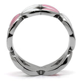 High polished (no plating) Stainless Steel Ring with No Stone