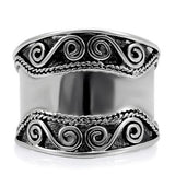 High polished (no plating) Stainless Steel Ring with No Stone