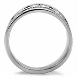 High polished (no plating) Stainless Steel Ring with No Stone