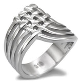 High polished (no plating) Stainless Steel Ring with No Stone