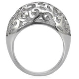 High polished (no plating) Stainless Steel Ring with No Stone