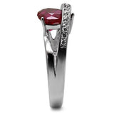 Sterling silver 925  Ring with AAA Grade CZ  in Ruby