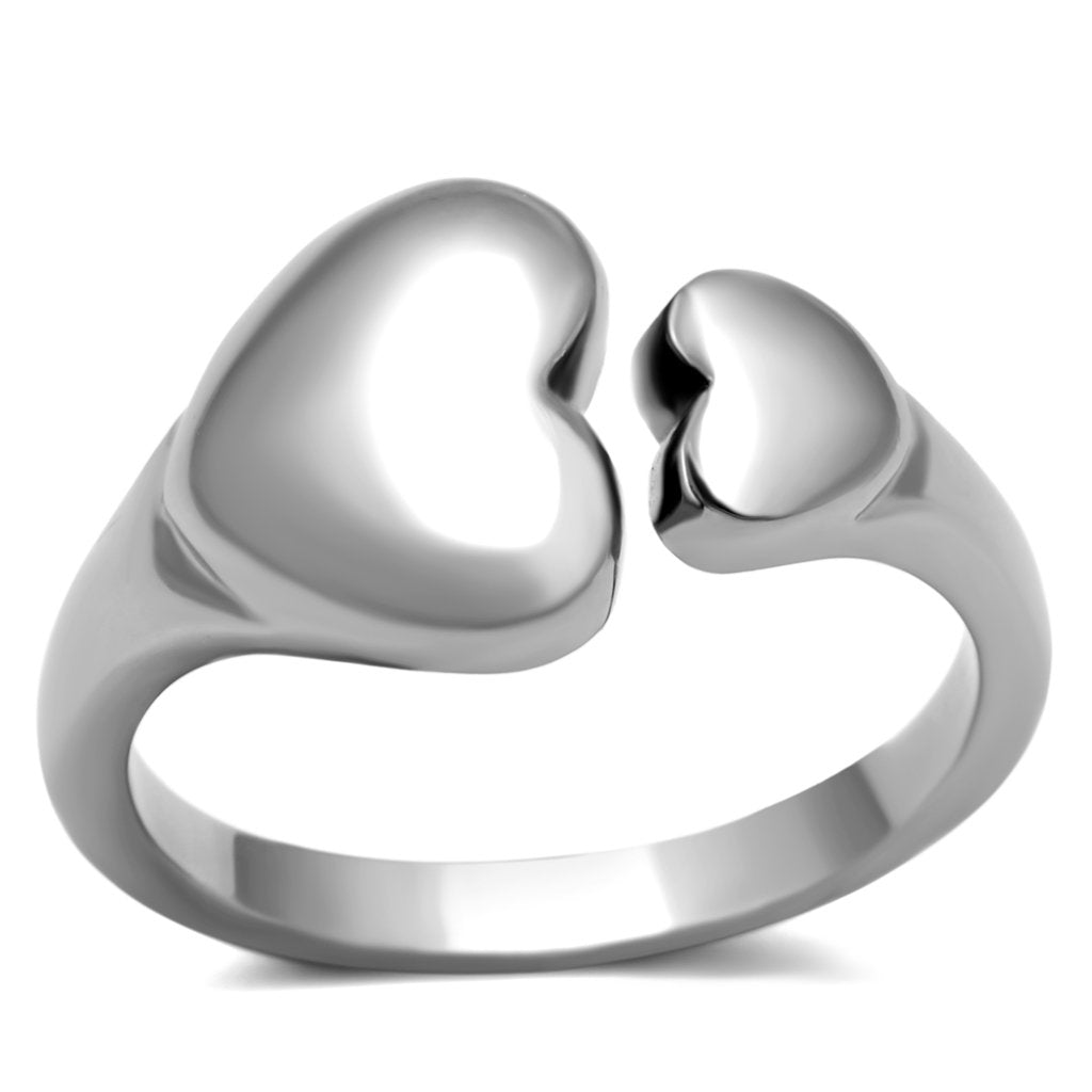High polished (no plating) Stainless Steel Ring with No Stone