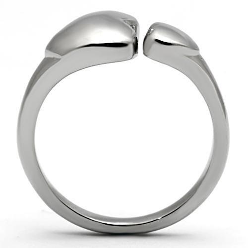 High polished (no plating) Stainless Steel Ring with No Stone