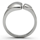 High polished (no plating) Stainless Steel Ring with No Stone