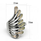 High polished (no plating) Stainless Steel Ring with No Stone