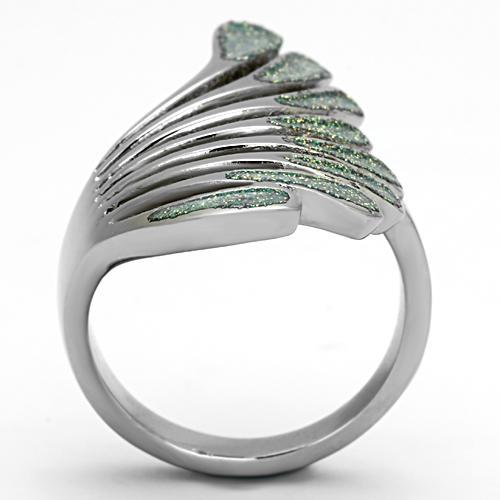 High polished (no plating) Stainless Steel Ring with No Stone