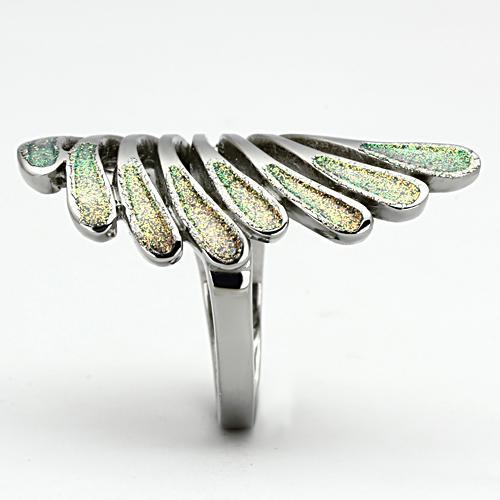 High polished (no plating) Stainless Steel Ring with No Stone