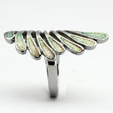 High polished (no plating) Stainless Steel Ring with No Stone