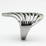 High polished (no plating) Stainless Steel Ring with No Stone