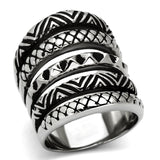 High polished (no plating) Stainless Steel Ring with No Stone