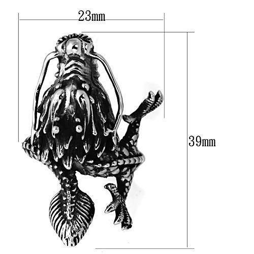 High polished (no plating) Stainless Steel Ring with No Stone